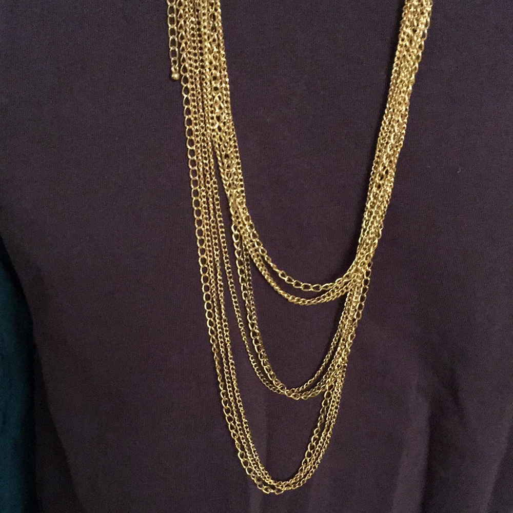 Express Gold Multilayer Necklace